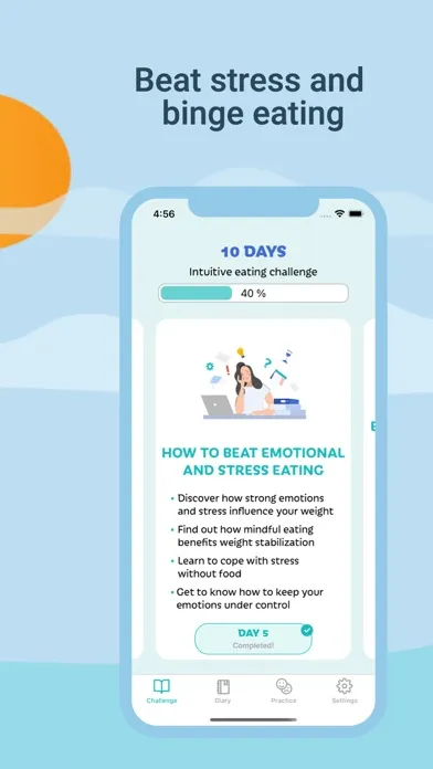 Screenshot di FoodMate - Intuitive eating