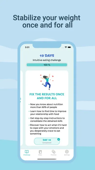 Screenshot di FoodMate - Intuitive eating