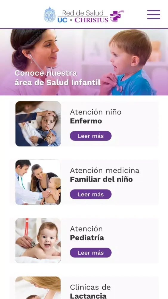 Ảnh chụp màn hình của Centro Médico San Joaquín
