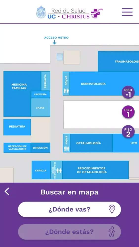Ảnh chụp màn hình của Centro Médico San Joaquín