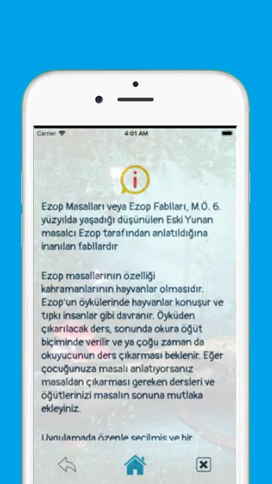 Capturas de tela do Ezop Masalları