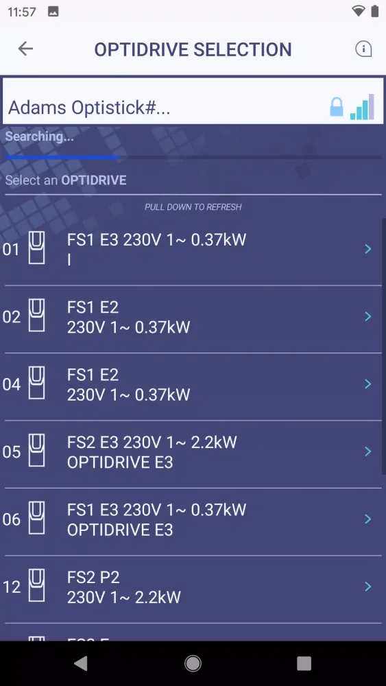 OPTITOOLS Mobile Screenshots