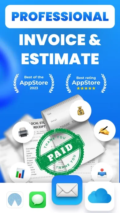 Invoice maker aрp 스크린샷