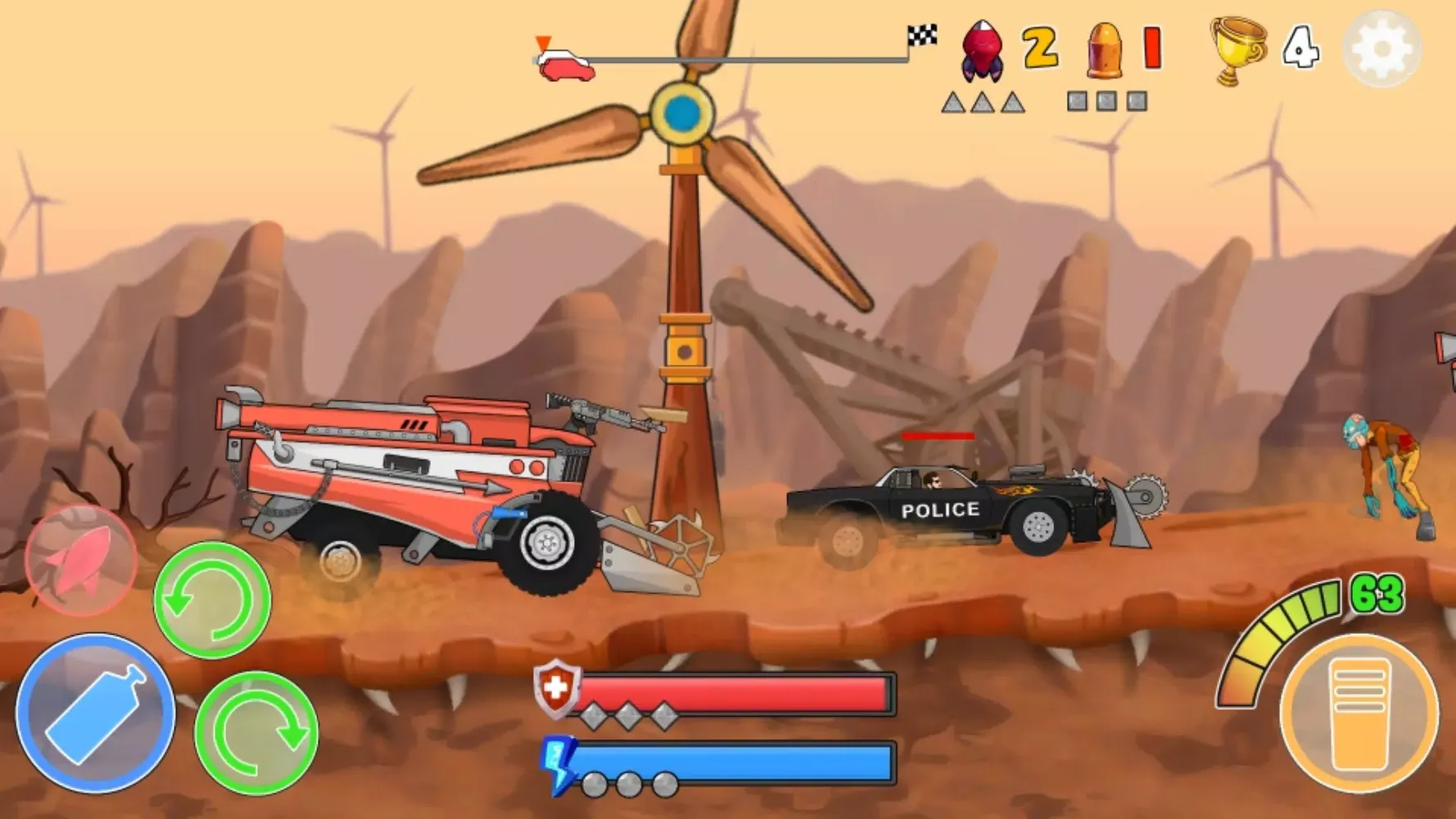 Zombie Crash Racing應用截圖