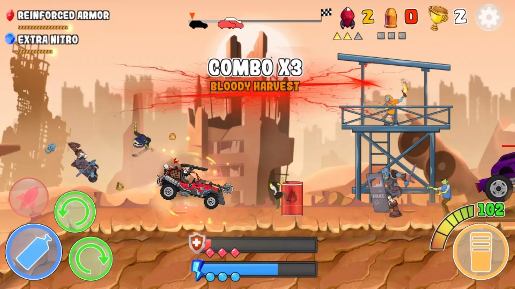 Zombie Crash Racing應用截圖