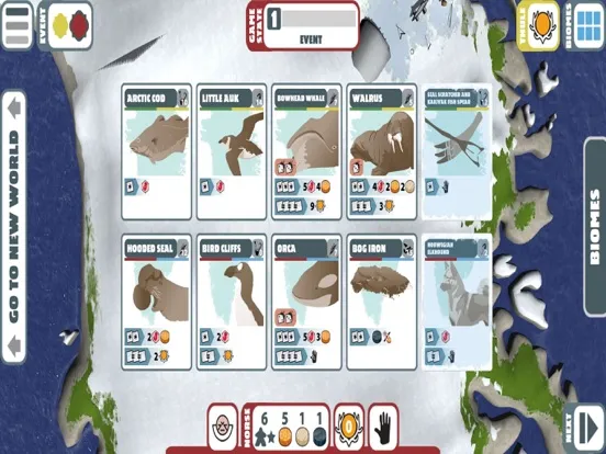Ảnh chụp màn hình của Greenland board game iPad 