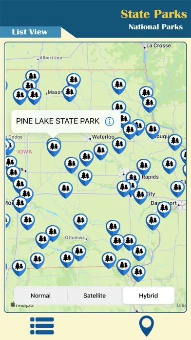 Captures d'écran de Iowa - State & National Park