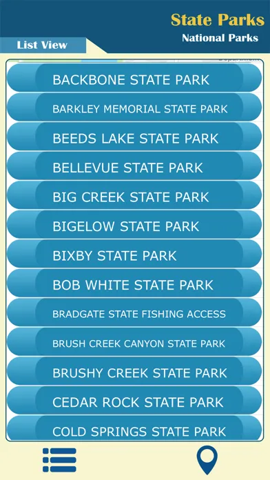 Captures d'écran de Iowa - State & National Park