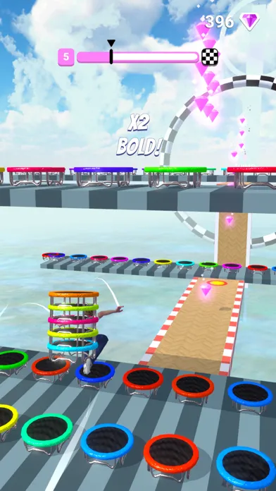 Tangkapan layar Trampoline Stacker