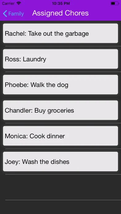 Chorify - Chore Organizer Screenshots
