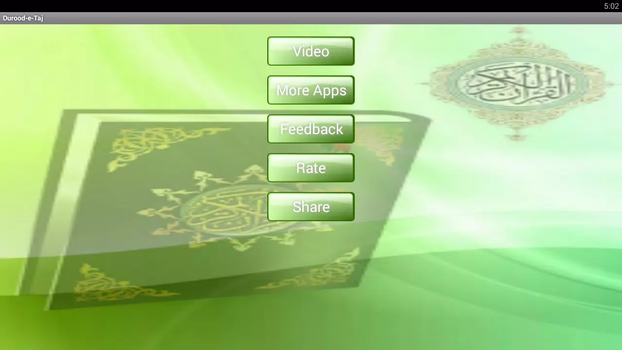 Ảnh chụp màn hình của Durood e Taj Videos