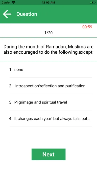 Islamic Quiz & Tasbeeh counter应用截图