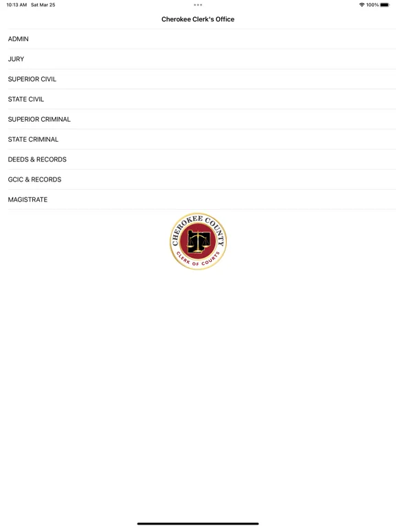 COC Directory iPad  Screenshots