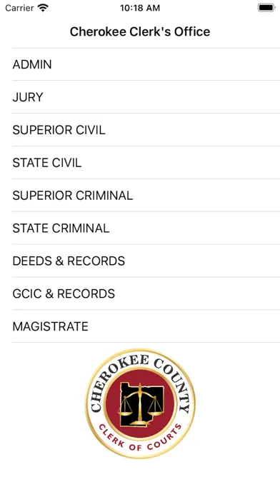 COC Directory Screenshots