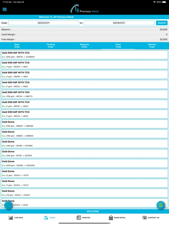 JB Precious Metal iPad  سکرین شاٹس