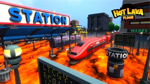 Screenshot di Hot Lava Floor: Urban Escape