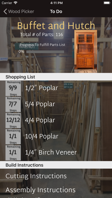 Zrzuty ekranu WoodPicker