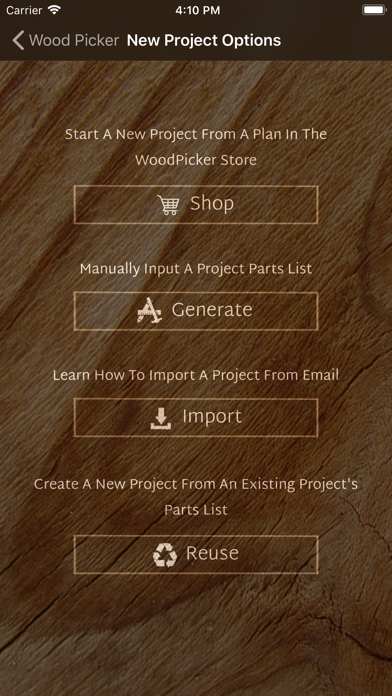 Zrzuty ekranu WoodPicker