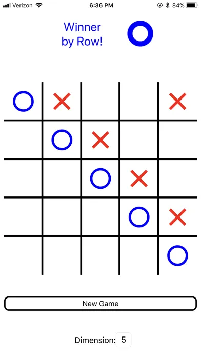N-by-N Tic-Tac-Toe سکرین شاٹس