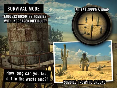 Captures d'écran de Last Hope - Zombie Sniper 3D iPad 