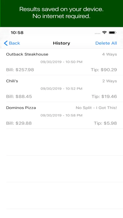 Tip Service Calculator 스크린샷