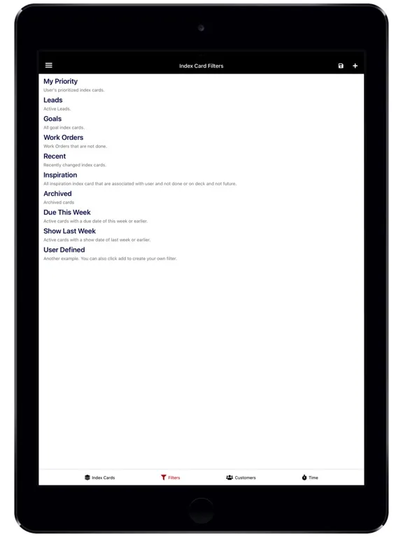 Скриншоты Just Index Cards iPad 