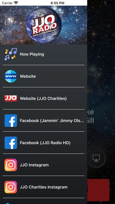 ภาพหน้าจอของ JJO Radio HD