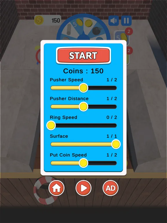 Captures d'écran de Pushing Coins iPad 