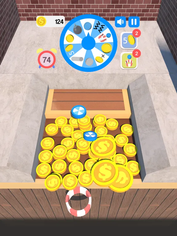 Captures d'écran de Pushing Coins iPad 