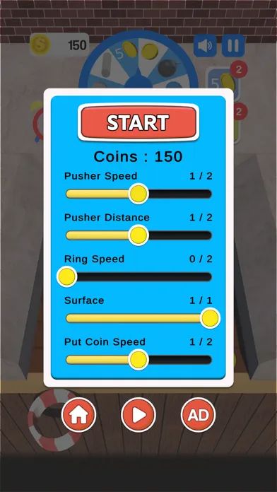 Captures d'écran de Pushing Coins