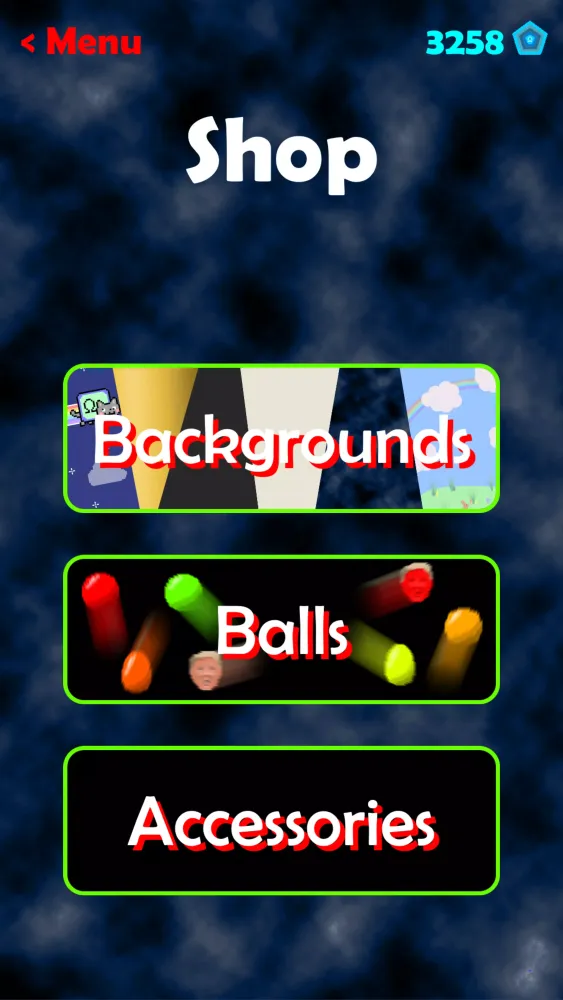 Tangkapan skrin Flying Ball