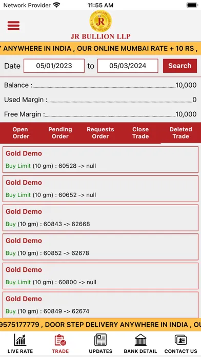 JR BULLION LLP 스크린샷