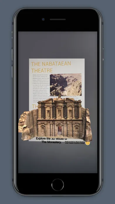 Petra Immersive Brochure Screenshots