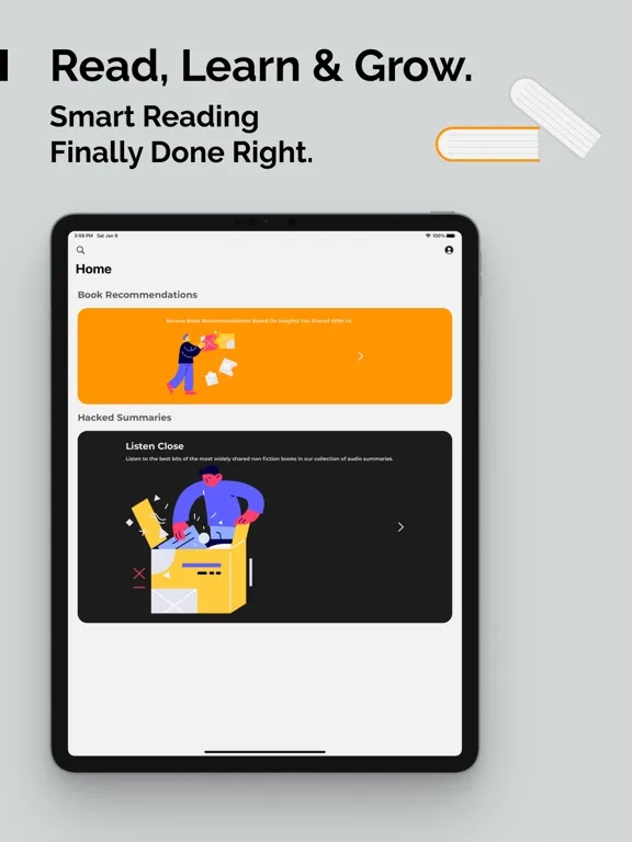 BMBC: Audio Book Summaries iPad  স্ক্রিনশট