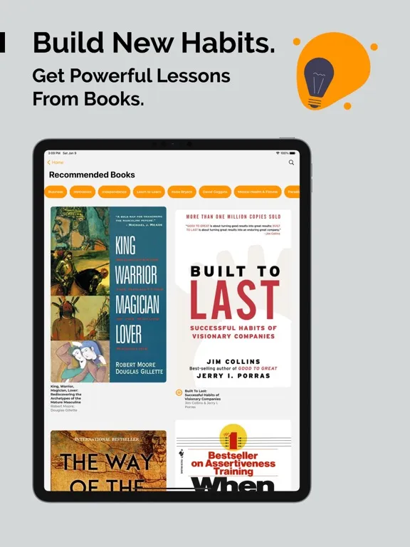 BMBC: Audio Book Summaries iPad  স্ক্রিনশট