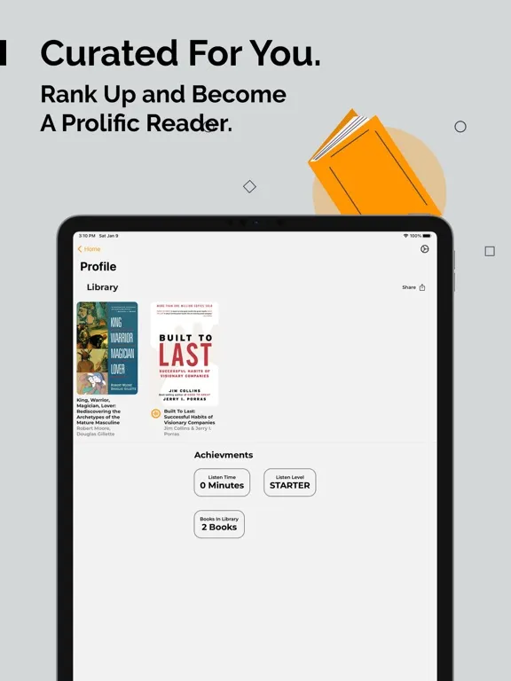 BMBC: Audio Book Summaries iPad  স্ক্রিনশট