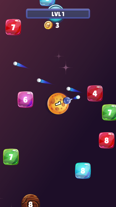 Capturas de tela do Space Defender: Brick Breaker