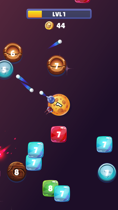 Capturas de tela do Space Defender: Brick Breaker