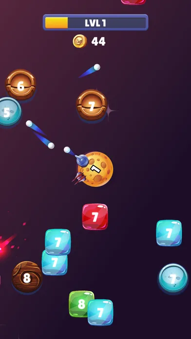 ภาพหน้าจอของ Space Defender: Brick Breaker