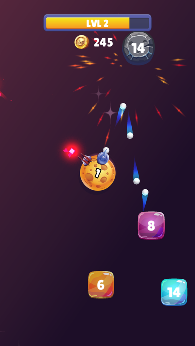 Capturas de tela do Space Defender: Brick Breaker