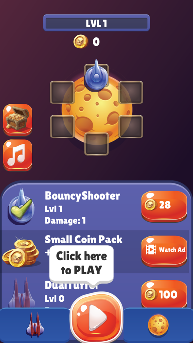 Capturas de tela do Space Defender: Brick Breaker