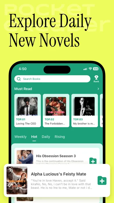 Pocket eReader-Embrace Novels应用截图