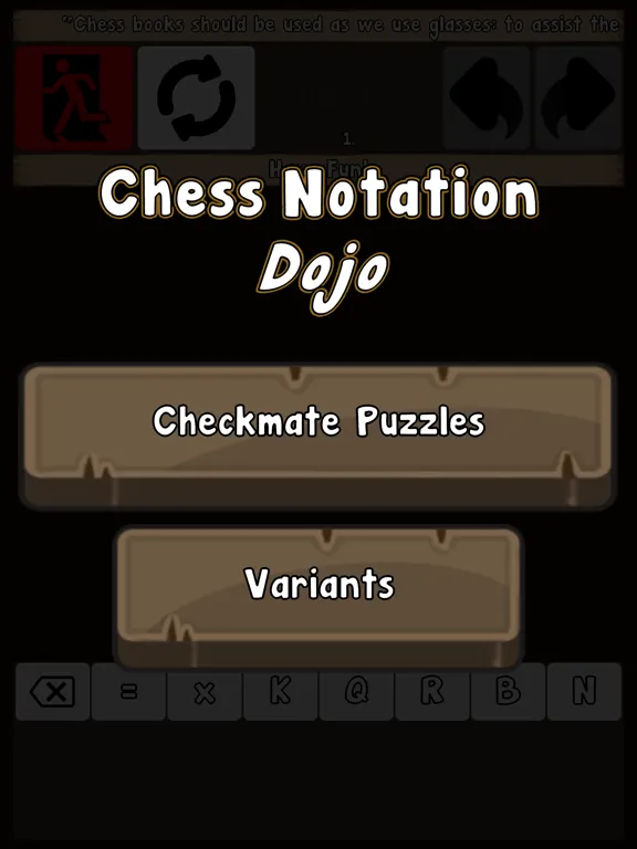 Chess Notation Dojo iPad 应用截图