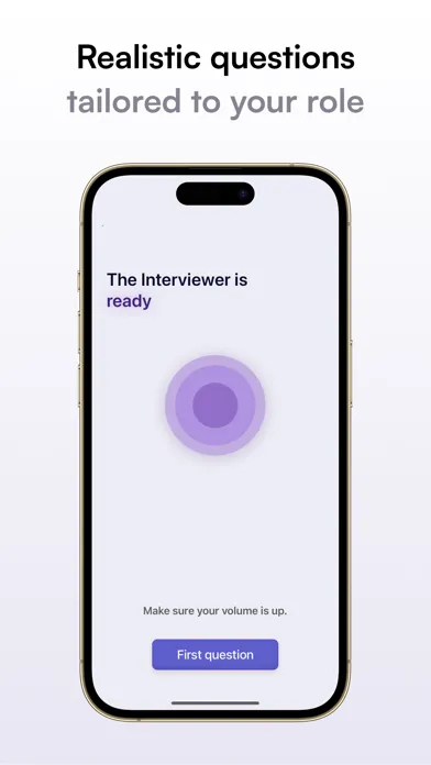 Zrzuty ekranu Interviewer: Practice Partner