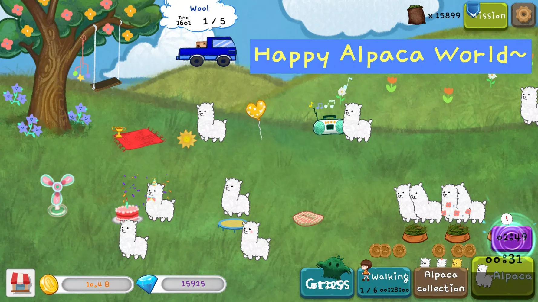 Alpaca Idle স্ক্রিনশট