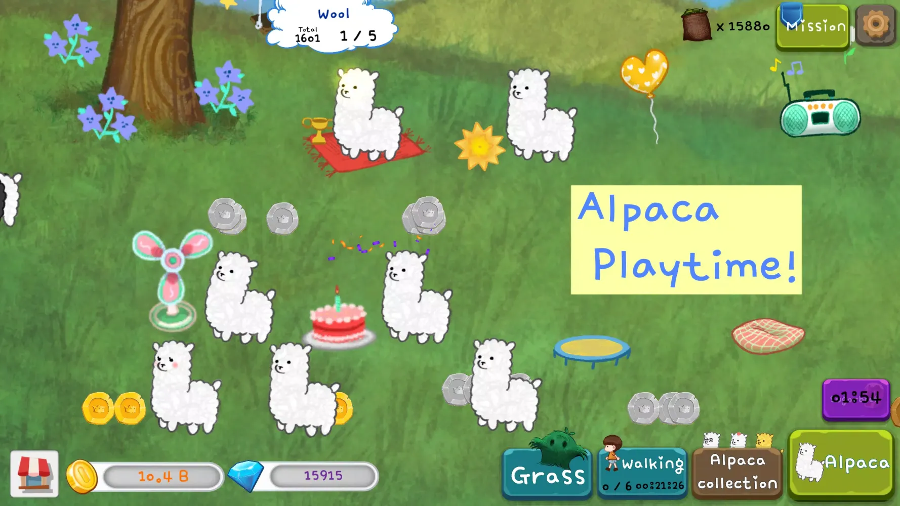 Alpaca Idle স্ক্রিনশট