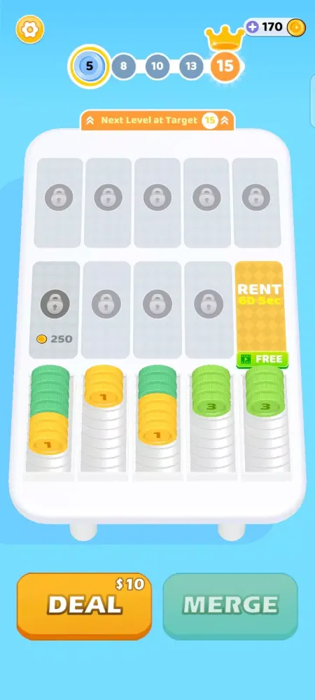 Скриншоты Coin Merge