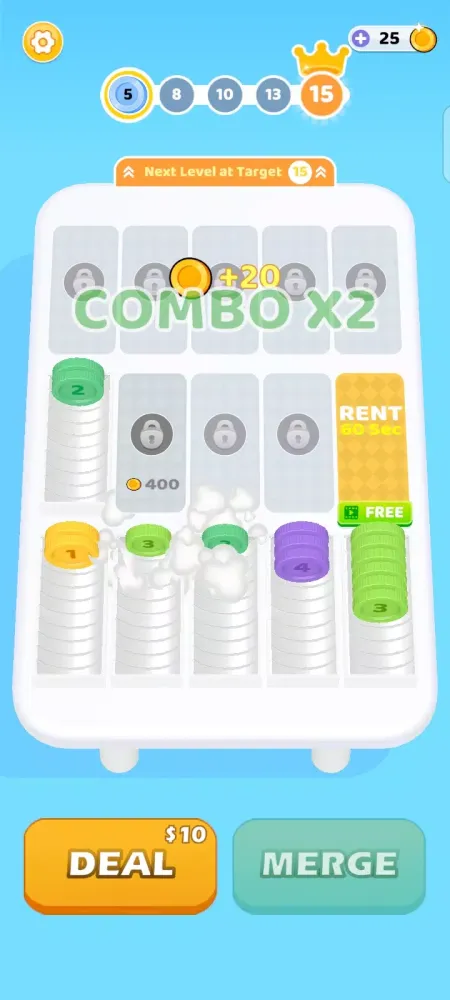 Скриншоты Coin Merge