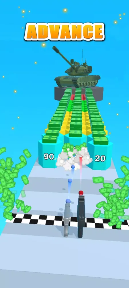 Captures d'écran de Gun Reload Rush 3D