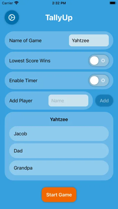 TallyUp - Simple Scorecard Screenshots